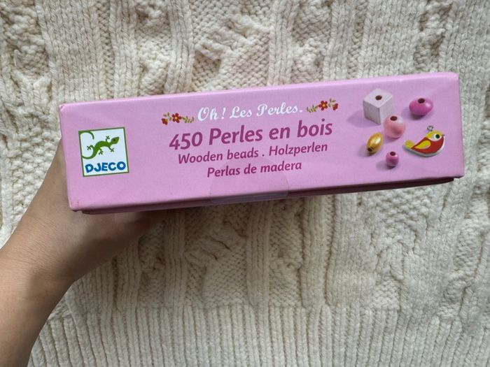 Djeco Wooden Beads bird new Please look at the pictures