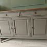 Grey Wooden Sideboard / Cabinet for Sale Image 6