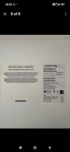 MacBook Air M2 15 Inch