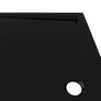 Rectangular ABS Shower Base Tray Black 70x120 cm Image 5