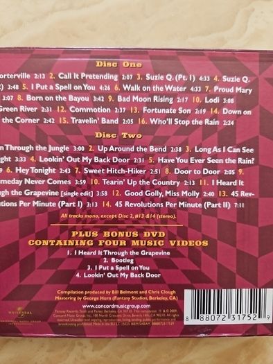 Creedence Clearwater Revival 2CD + DVD Boxset  - The Singles Collection