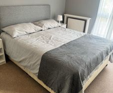 King sized bed frame and mattress