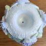 HATHAWAY English Garden Collection One of Bone China Candle Holder Image 3