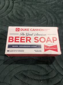 Duke Cannon the great American beer soap