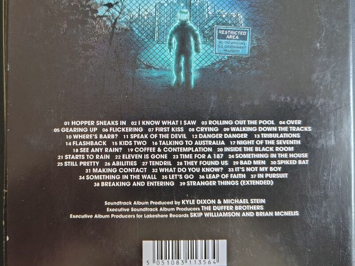 Stranger Things (A Netflix Original Series) Original Music  Volume Two CD (2016) Digipak EX+ Soundtrack Ambient