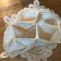 Vintage Lace Bread Roll Holder