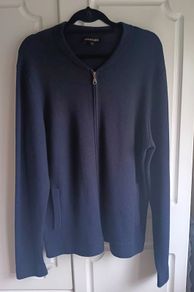 Jaegar Mens Navy Cardigan