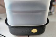 Tommee Tippee Black Supersteam Electric Steam Steriliser for Bottles 5-Min