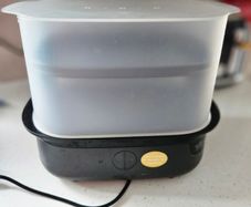 Tommee Tippee Black Supersteam Electric Steam Steriliser for Bottles 5-Min