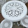 cast iron garden table and chairs Image 3