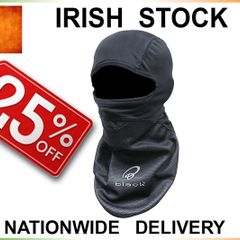 High Quality Windproof Motorcycle Balaclava Motorbike Helmet Winter Bike Face Thermal Black