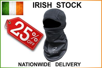 High Quality Windproof Motorcycle Balaclava Motorbike Helmet Winter Bike Face Thermal Black