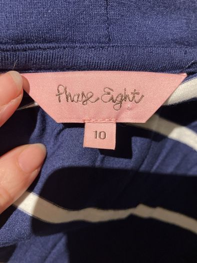 Phase 8 navy stripe cardigan