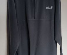 Jack Wolfskin Half-Zip Grey Fleece