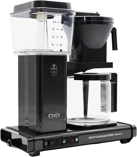 Select, Coffee Machines, Filter Coffee Machine, Black, UK Plug, 1.25 Liters (FREE SHIPPING)