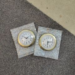 DIY Quartz clock face insert pair of 2 55mm insert