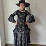 TK Maxx Foggy Cauldron Kids Witch Costume Set (Dress + Hat) - Age 9-10 Image 3