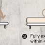 King Mattress, 10 Inch Orthopedic Hybrid Memory Foam King Mattress 5FT, Individually Wrapped Pocket Sprungs Image 7