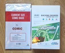 100x Sealed Comic Bags + Boards