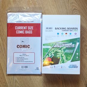 100x Sealed Comic Bags + Boards