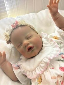 doll beautiful little reborn baby girl doll