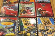 Cars, Chuttington and JCB DVDs