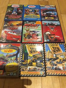 Cars, Chuttington and JCB DVDs