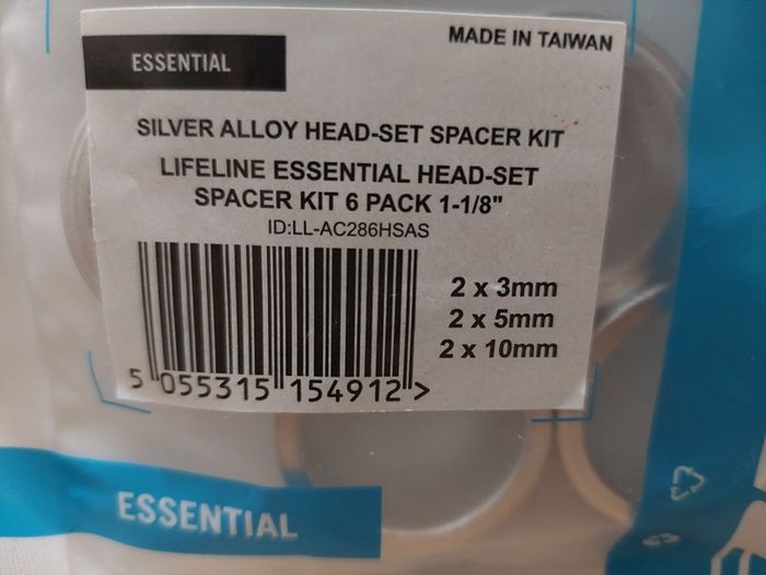 Bicycle parts/ head set spacers