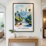 Los Angeles Wall Art Print, Travel Poster Image 3