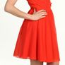 Ted Baker Red Peony Chiffon Embellished Dress Image 3