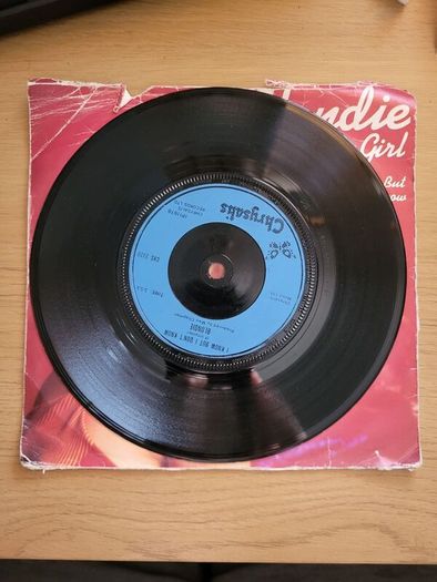 Blondie Sunday Girl 7 inch Vinyl 1978 Chrysalis Records