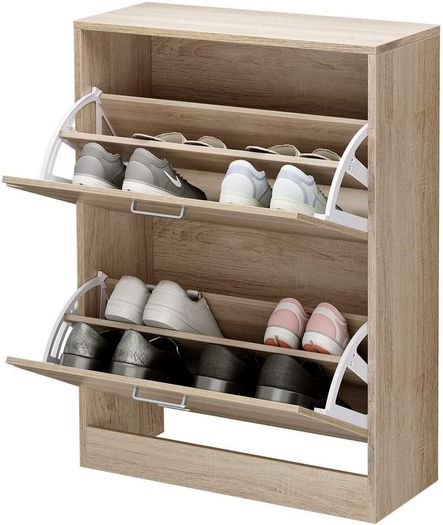 Shoe Cabinet with 2 Compartments - Free Delivery Nationwide
