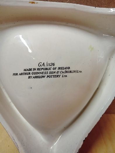Guinness Ashtray by Arklow pottery