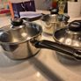 Morphy Richards Induction and Regular Hob 3 Piece Pot Set Image 2