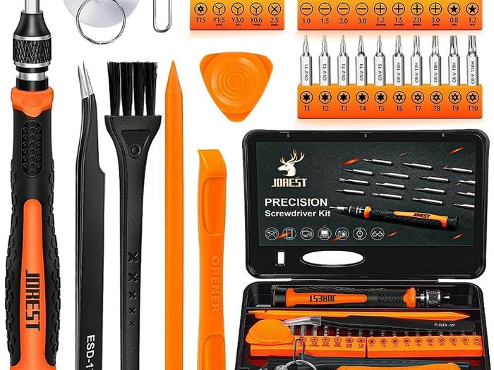 NEW SALE | 33Pcs Precision Screwdriver Set, Tool Kit with Security Torx T5 T6 T8 T9, Triwing Y00, Star P5, etc, Repair for Laptop, Switch, PS4, Xbox, MacBook, iPhone, Ring Doorbell, Watch, Glasses