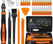 NEW SALE | 33Pcs Precision Screwdriver Set, Tool Kit with Security Torx T5 T6 T8 T9, Triwing Y00, Star P5, etc, Repair for Laptop, Switch, PS4, Xbox, MacBook, iPhone, Ring Doorbell, Watch, Glasses