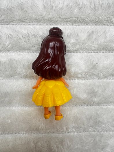 Disney Princess Posable Mini Belle Princess Doll approx. 9 cm. Used Please see photos