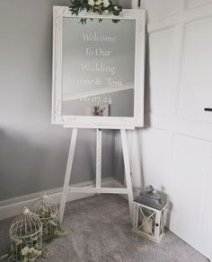 Personalised Easel Set for Hire/Rent