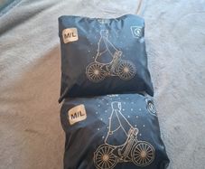 Cycling Rain Poncho / Waterproof Cape - Size M/L