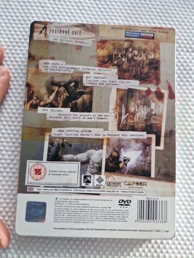 Resident Evil 4 Limited Edition Tin PlayStation2 Ps2 Games Original