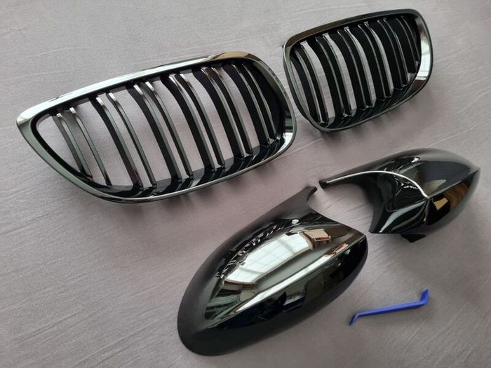 BMW 3 Series E92 E93 Pre-Lci Kidney Grilles & Mirror Covers Set Brand New