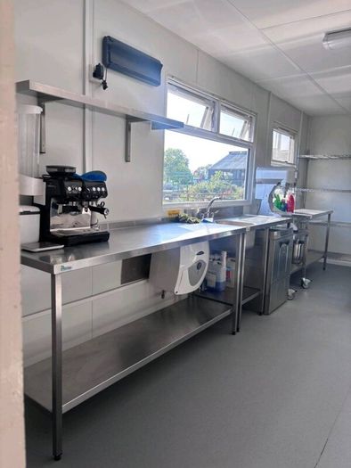 Portamod/prefab/mobile unit/ catering unit.