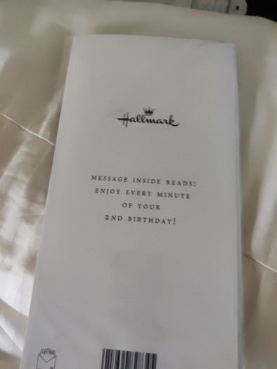 BNWT 2nd Birthday card