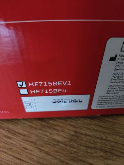 New in the box The Honeywell TurboForce Air Circulator