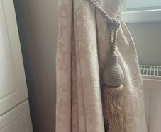 Curtain Ties Beige Gold