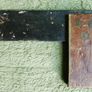 Vintage 6" Carpenters' Joiners' Try Set Square Wood & Steel with Brass Plated Stock Image 3