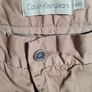 Mens Calvin Klein brown chinos Size W 32 L 32 zip fly A Image 6