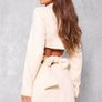 Cut Out Blazer Dress Cream Uk12- new Image 4