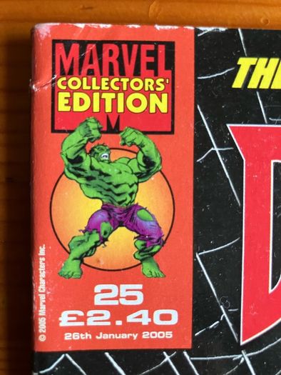 Comic: 'Daredevil And The Incredible Hulk' no.25 (28/01/2005)