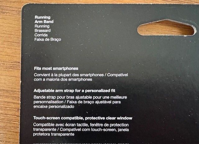 Nike Running Arm Band Phone Holder (New)